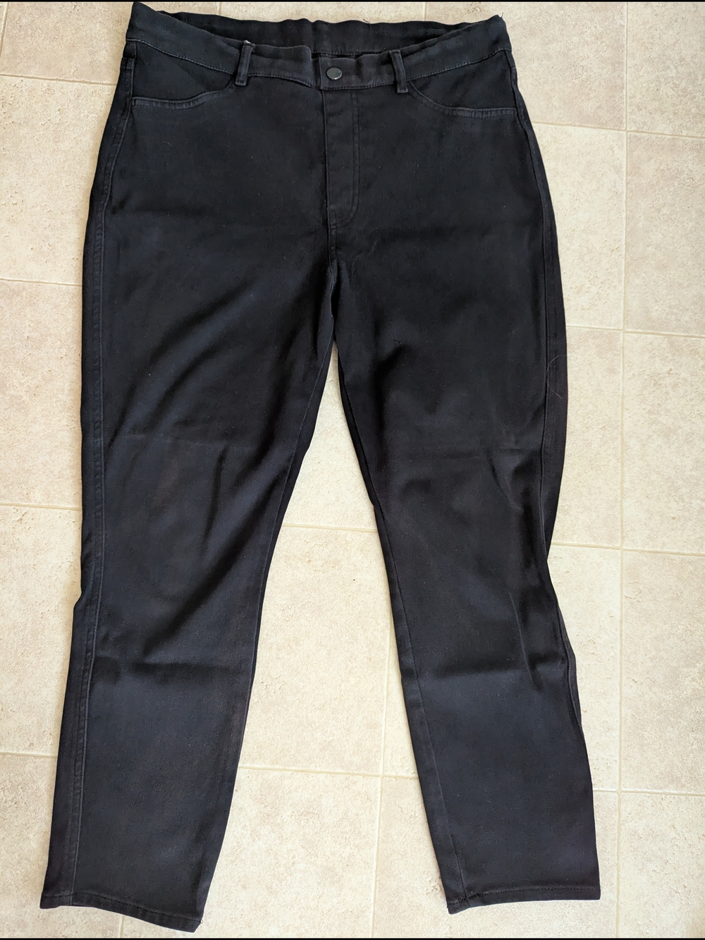 Women's Black Stretch Casual Pants